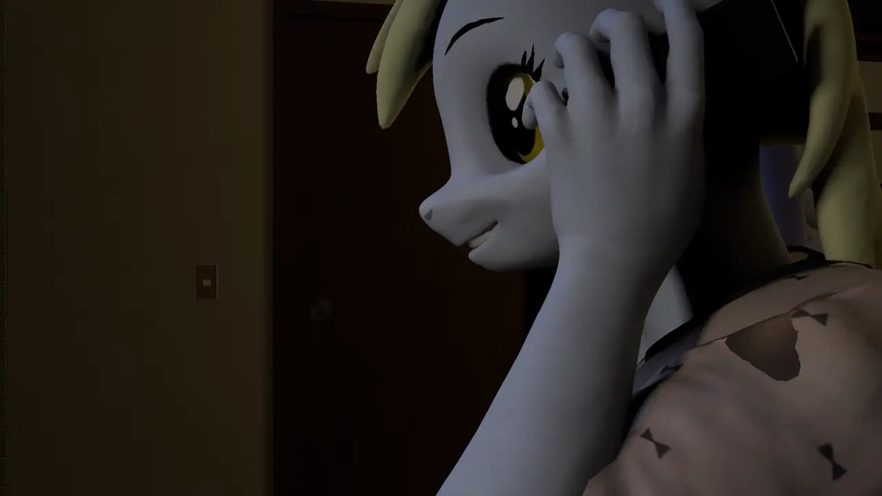 Derpy Hooves Chokes on Chrysalis's Cock