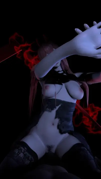 Chainsaw Man Power Cosplay Lap Dance POV