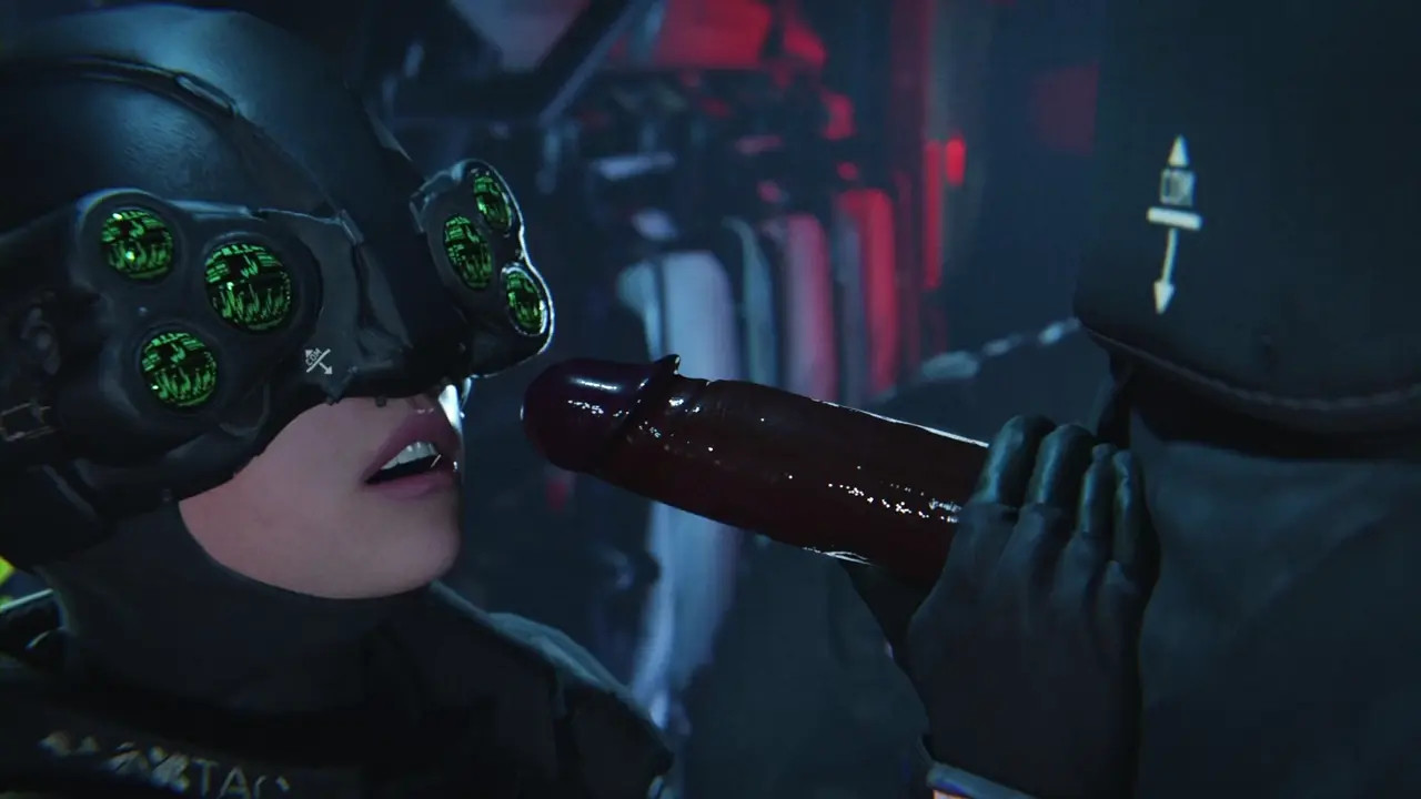 MAX-TAC blowjob (Cyberpunk 2077) black