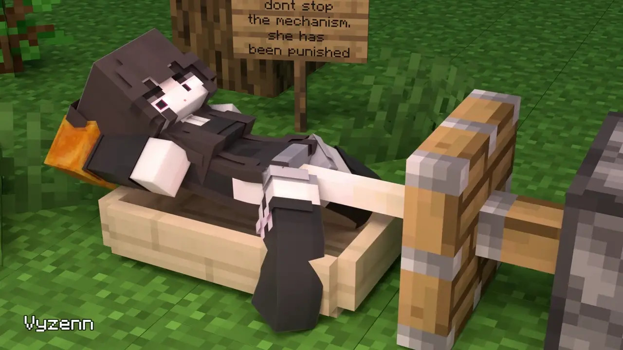 Girl piston trapped