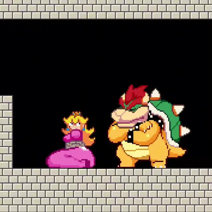 Princess peach got tired of waiting