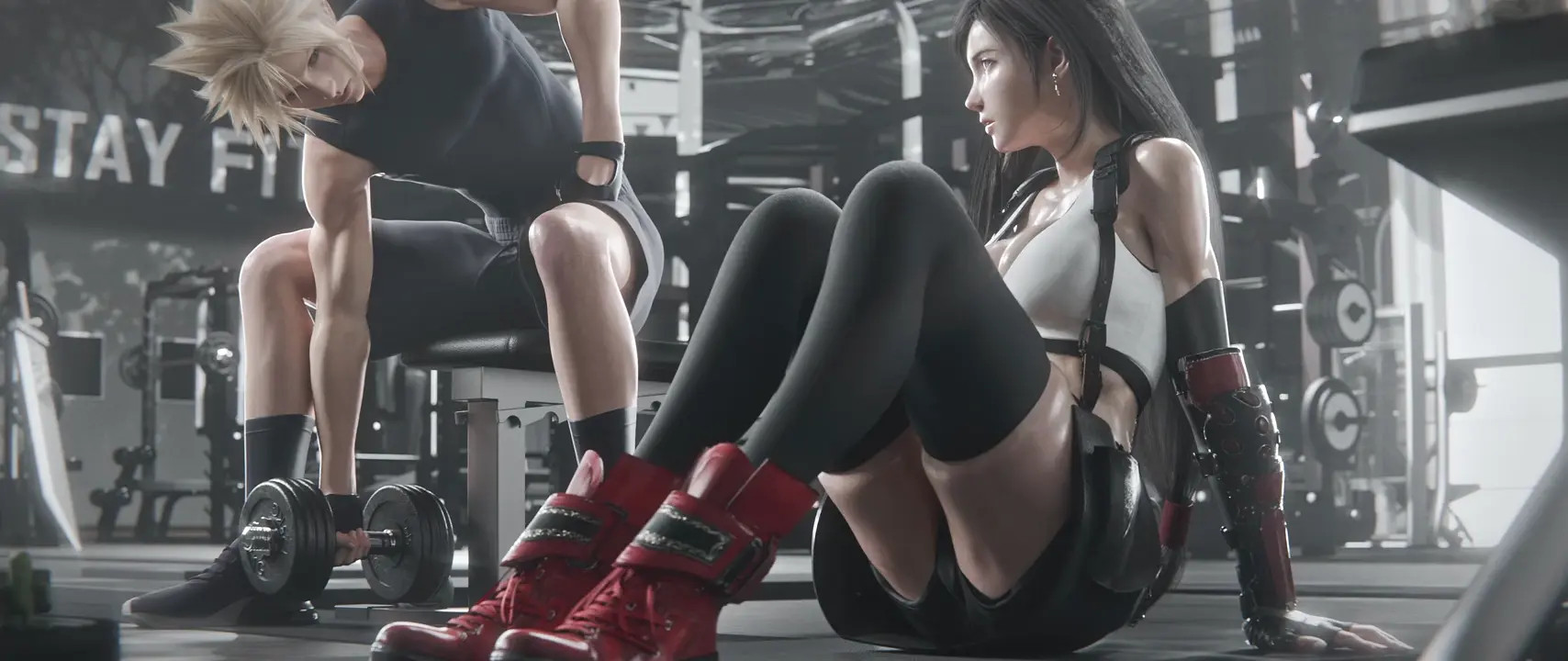 Tifa Workout [Classic] [NO WM] [Miwo] [4K] [60FPS]