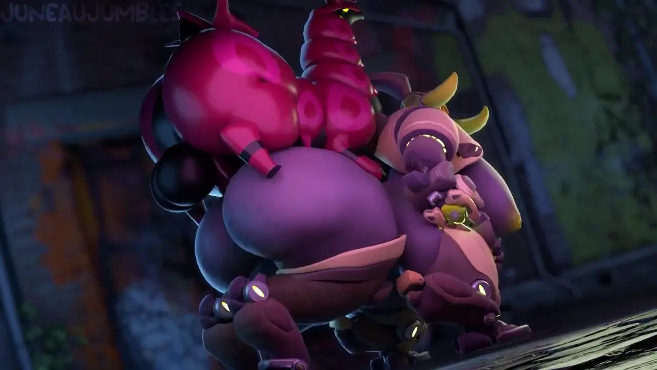 Fat-Assed Scolipede Fucks Orisa