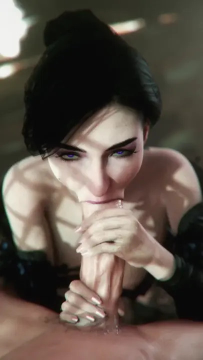 Yennefer blowjob(white) (The Witcher)