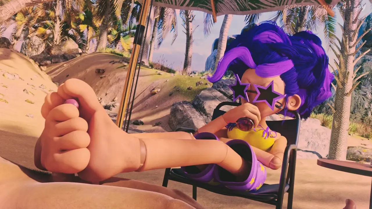 Lily Lovebraids at beach (poppy playtime) [Super Elon]