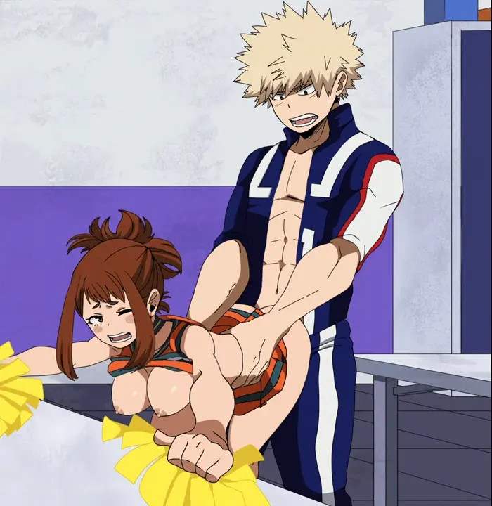 Bakugo X Cheerleader Uraraka