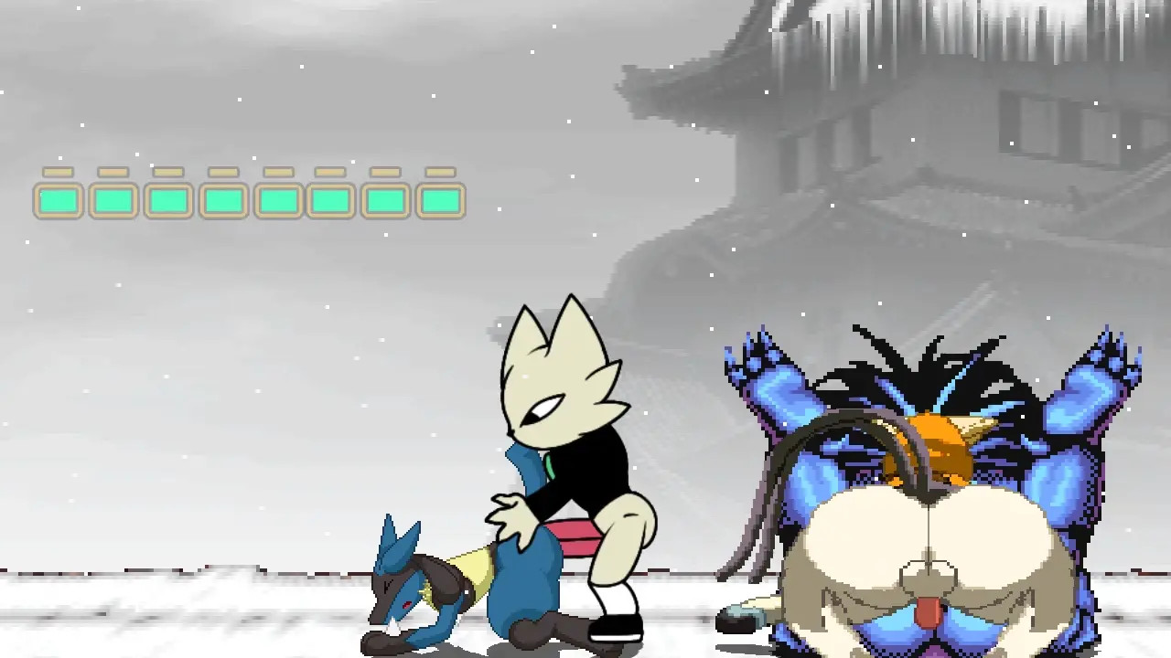 MUGEN Request#246: Jubei & Yi X BlackHeart & Lucario