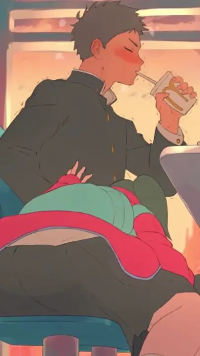 boyfriend & girlfriend at mcdonalds