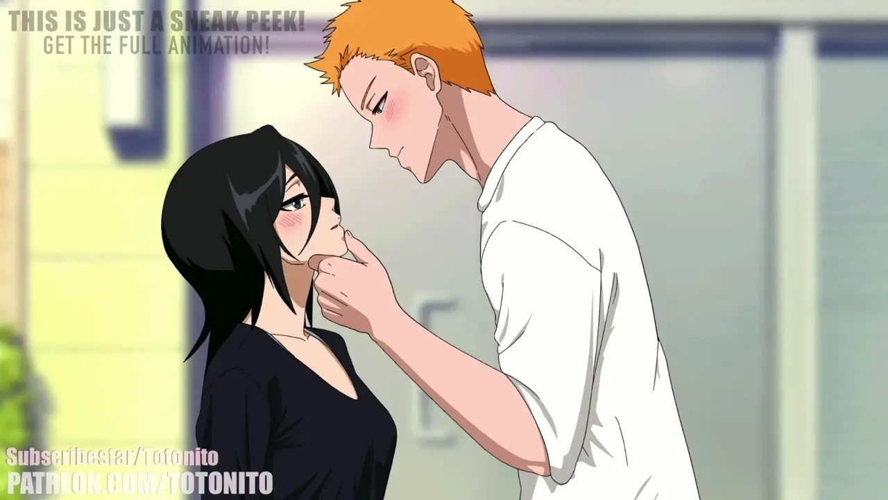 Rukia x Ichigo finally having sex