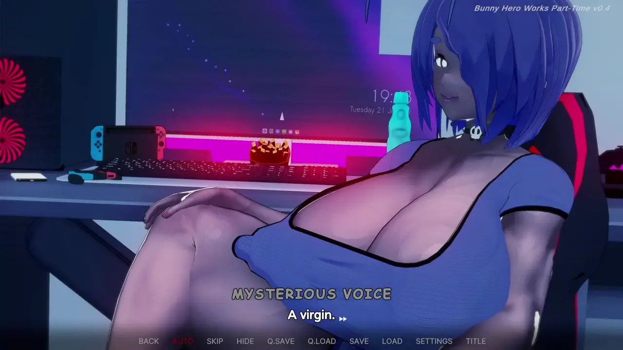 Futanari Intro - Futa Sex Scene From Bunny Hero Works Part-Time