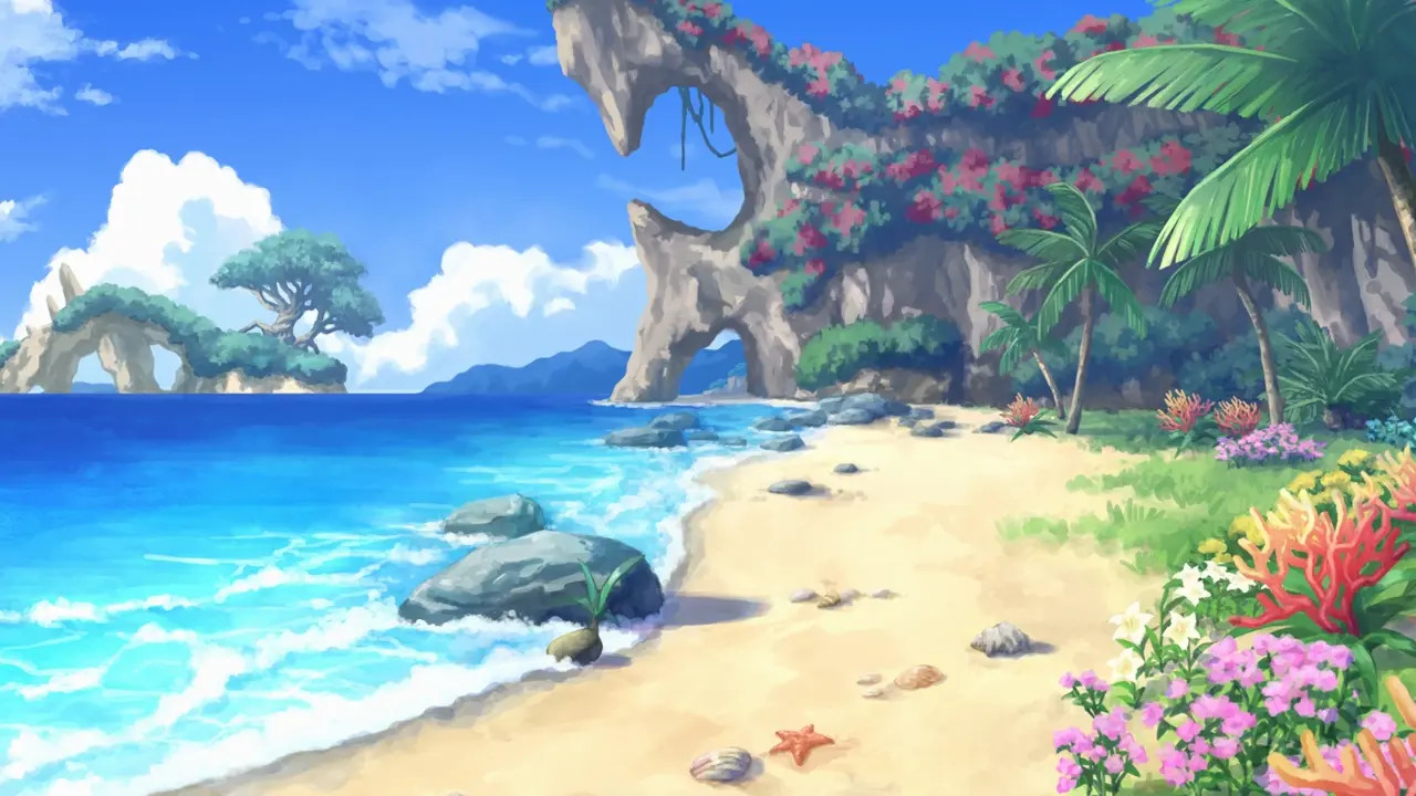 Dot Abyss - Hailey (Swimsuit) Scene 1