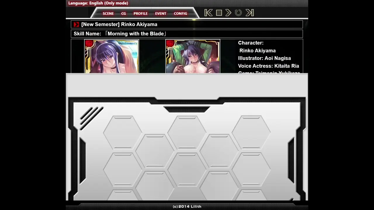 [New Semester] Rinko Akiyama H-scene 02 (Taimanin TABA ENG)