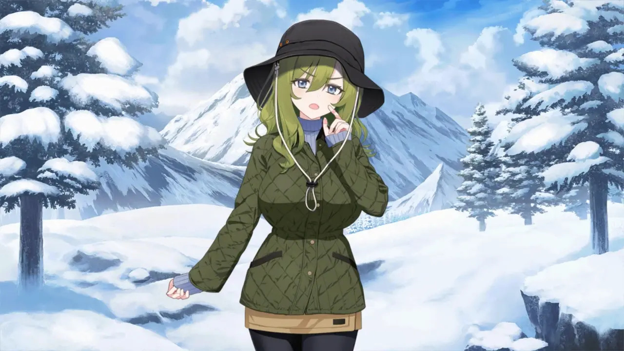 Laura Kuromori (Snow Mountain) - Muv-Luv Girls Garden