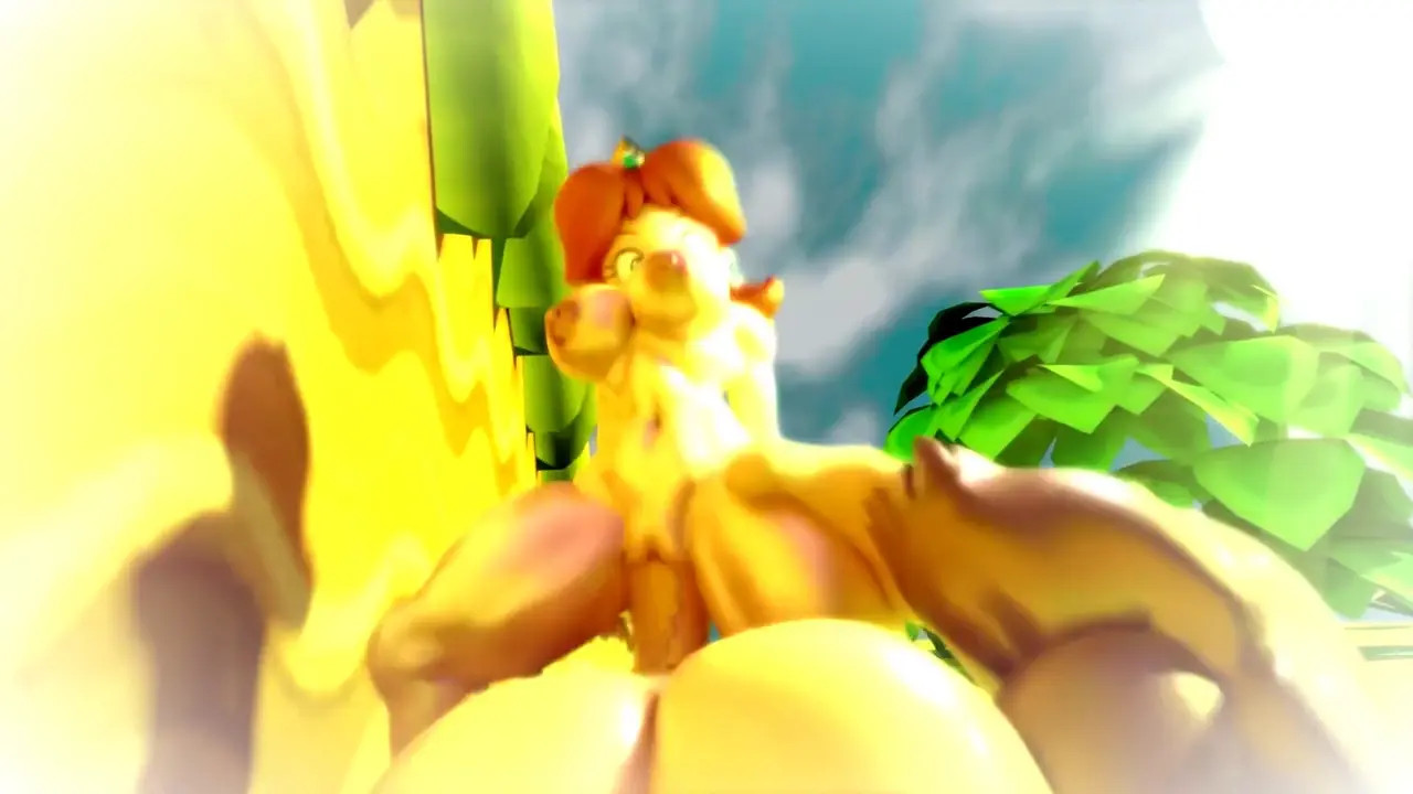 Daisy Riding Funky Kong