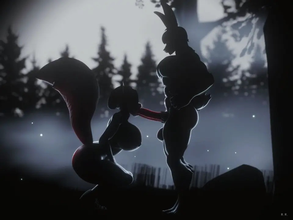 A Rabbit is a Good Prey for a Hunter [R.R.]