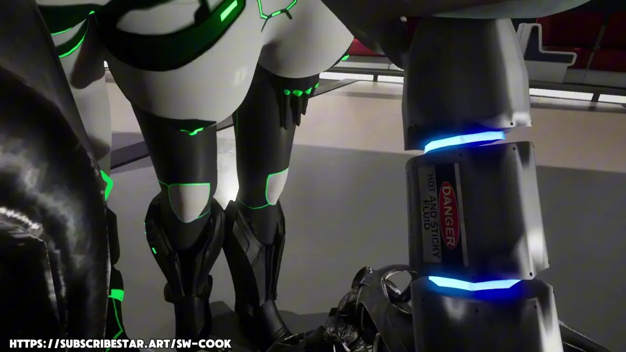 Terminator Fucks Cyber Girl Hard - Oral & Pussy