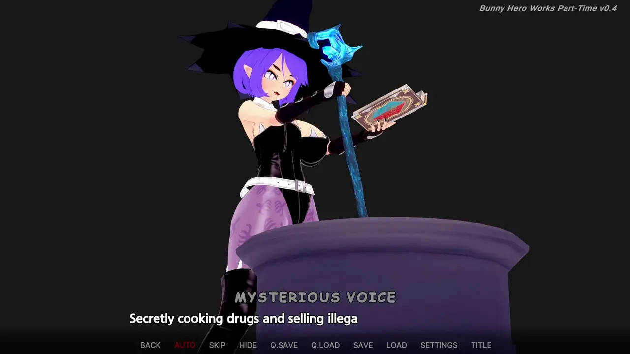 Witch Nurse Elf Intro With Anal Sex Scene From Bunny Hero Works Part-Time