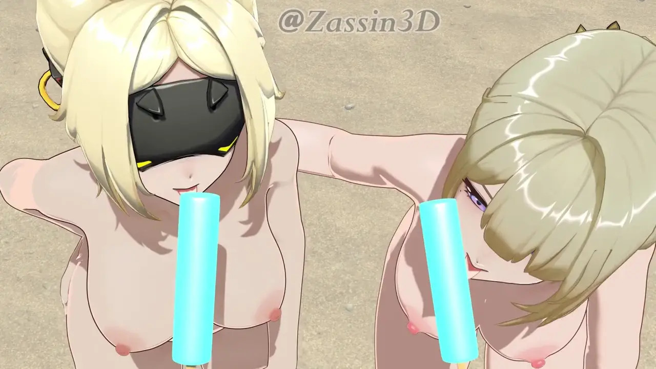 Trigger and Evelyn Cool off - ZZZ Animation