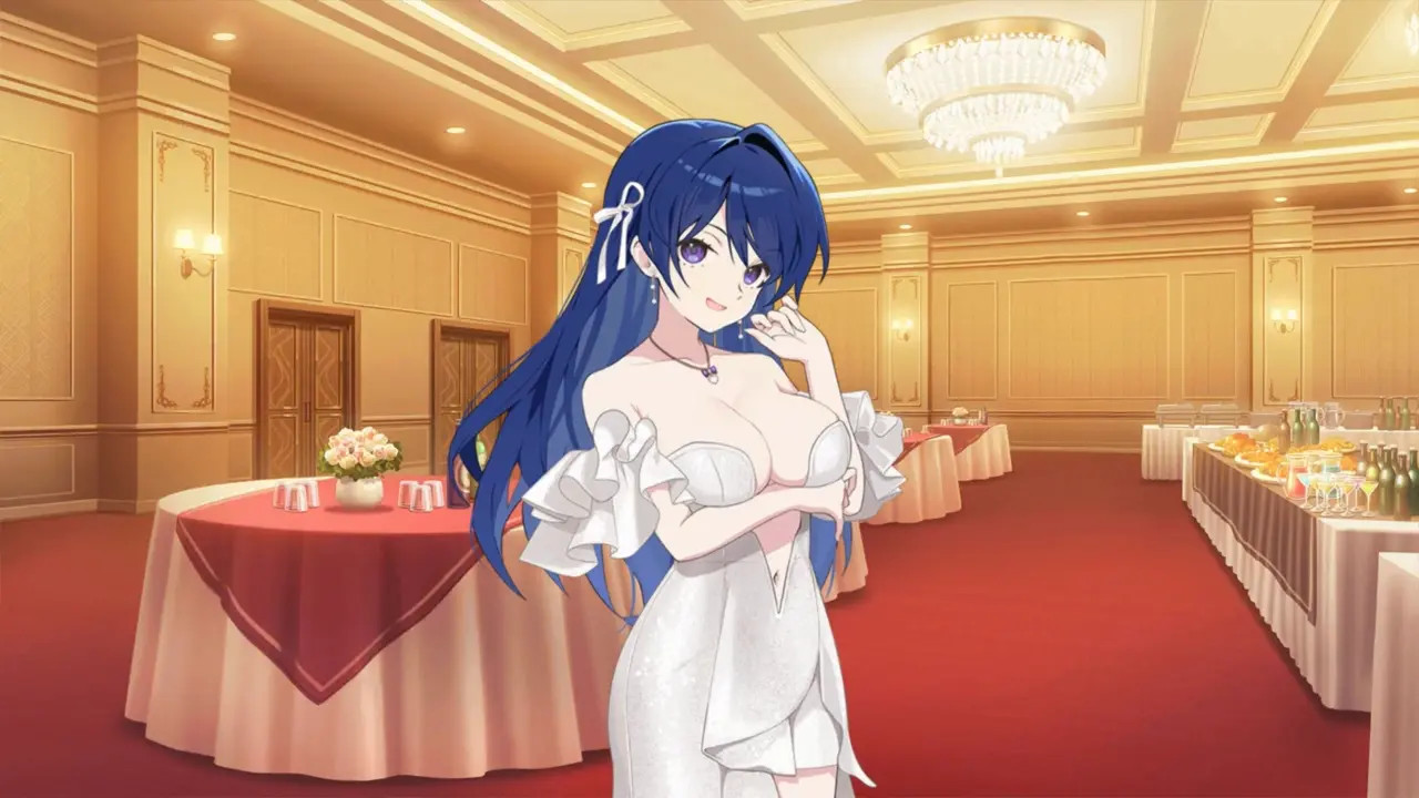 SR Memory Scene - Chiyuru (Dress) - Muv-Luv Girls Garden
