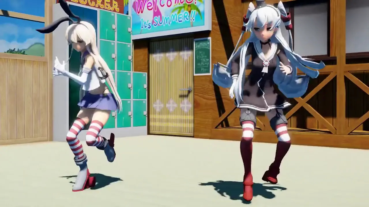Shimakaze & Amatsukaze - Luvoratorrrrry [MMD R15] West4826