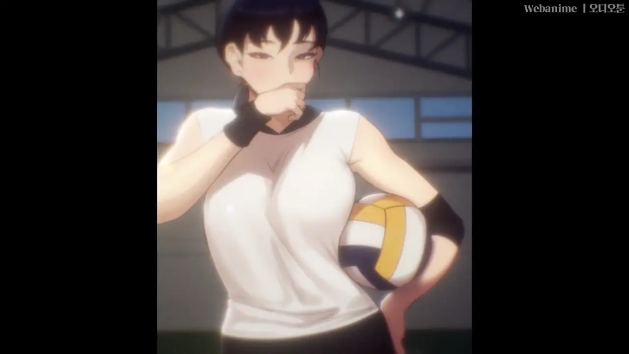 Endurance match with Volleyball Girl