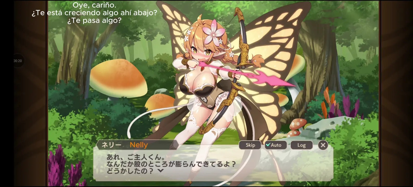 Monster musume td Nelly Escena H El hada y el chico perdido en el bosque