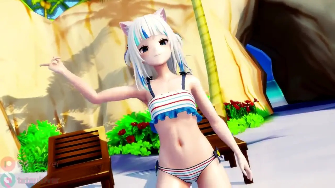 【R-18 MMD】STAYC - Teddy Bear - Gawr Gura