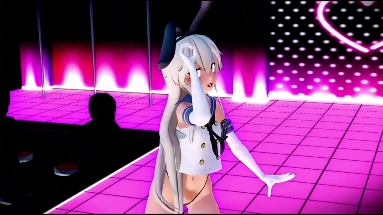 Shimakaze - Booo! [MMD R15] Shiron