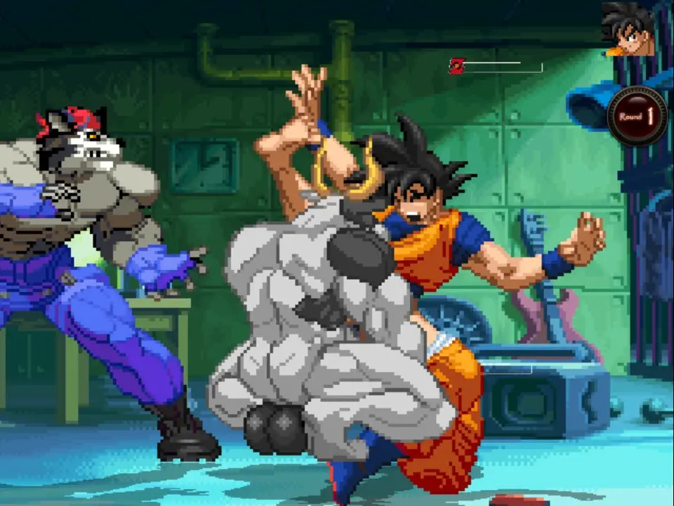 MUGEN Request#266: Gundog & Mo-Mo Dainamaitu Fucks Son Goku