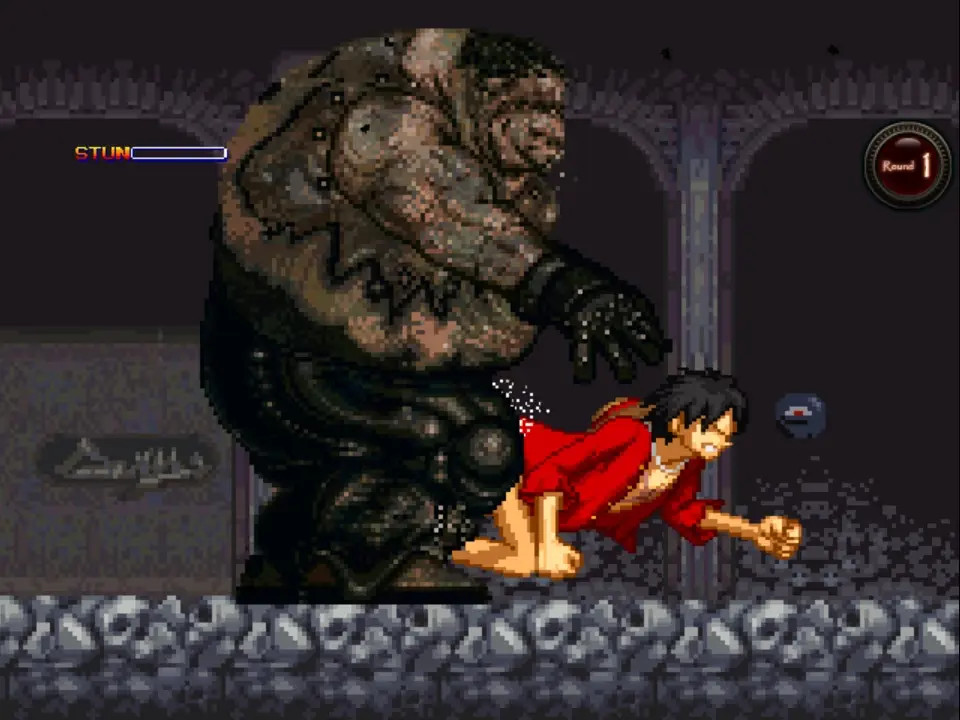 MUGEN Request#267: Brian & Buta Yaro Fucks Luffy
