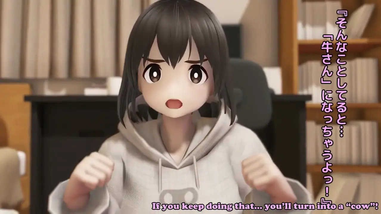 [Eng] Girlfriend Turned into a Cow