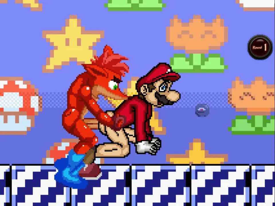 MUGEN#75: Crash Bandicoot X Super Mario