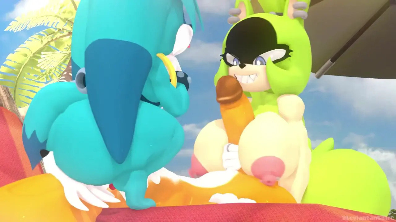 Surge And Kit Play With Tails