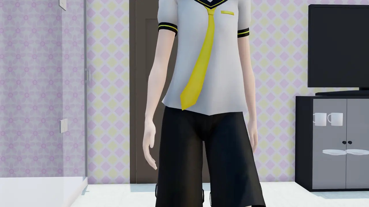 Rin's First Experience at Love Hotel