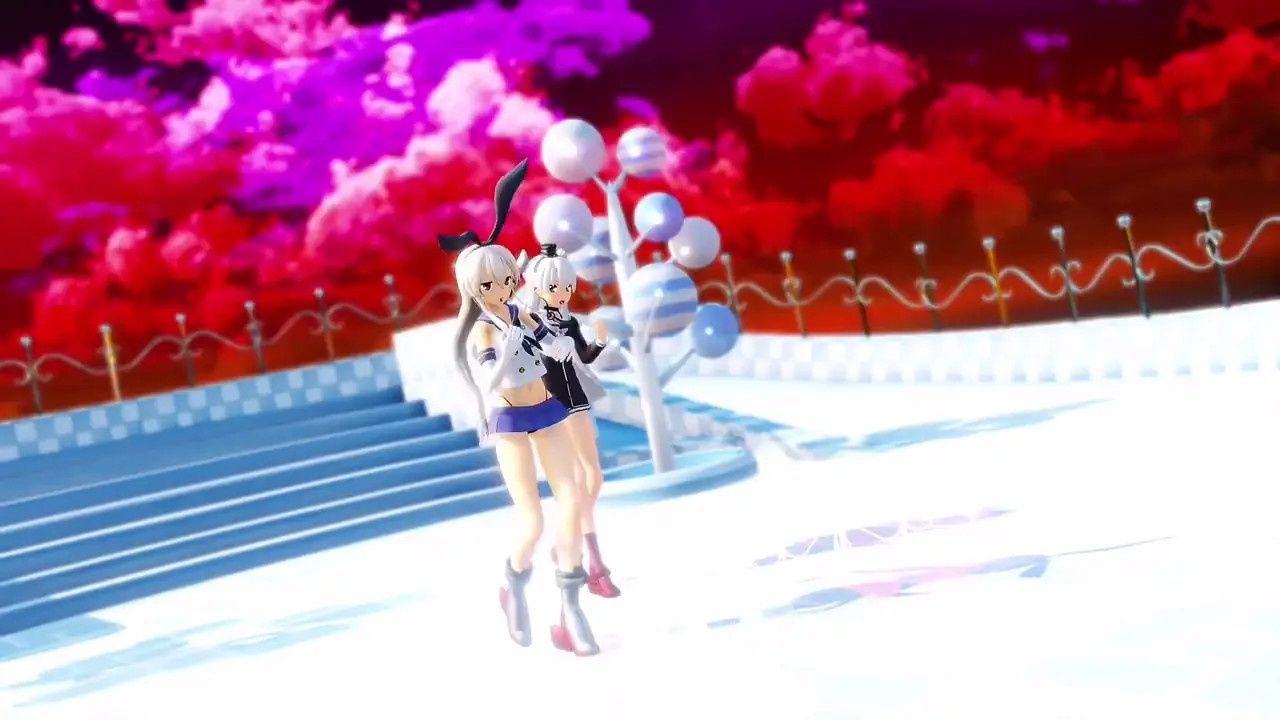 Shimakaze & Amatsukaze - Ghost Rule [MMD R15] HolyPanchiraKingdom