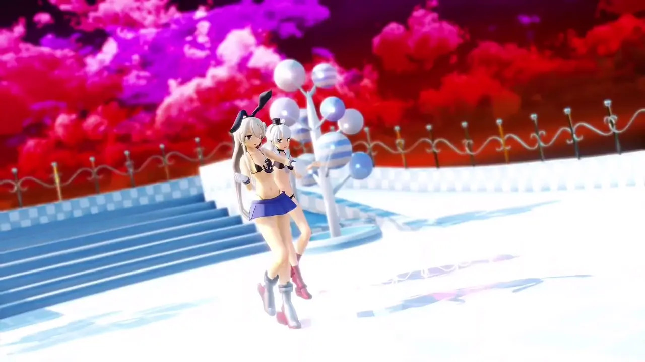 Shimakaze & Amatsukaze - Ghost Rule (ver. 2) [MMD R15] HolyPanchiraKingdom