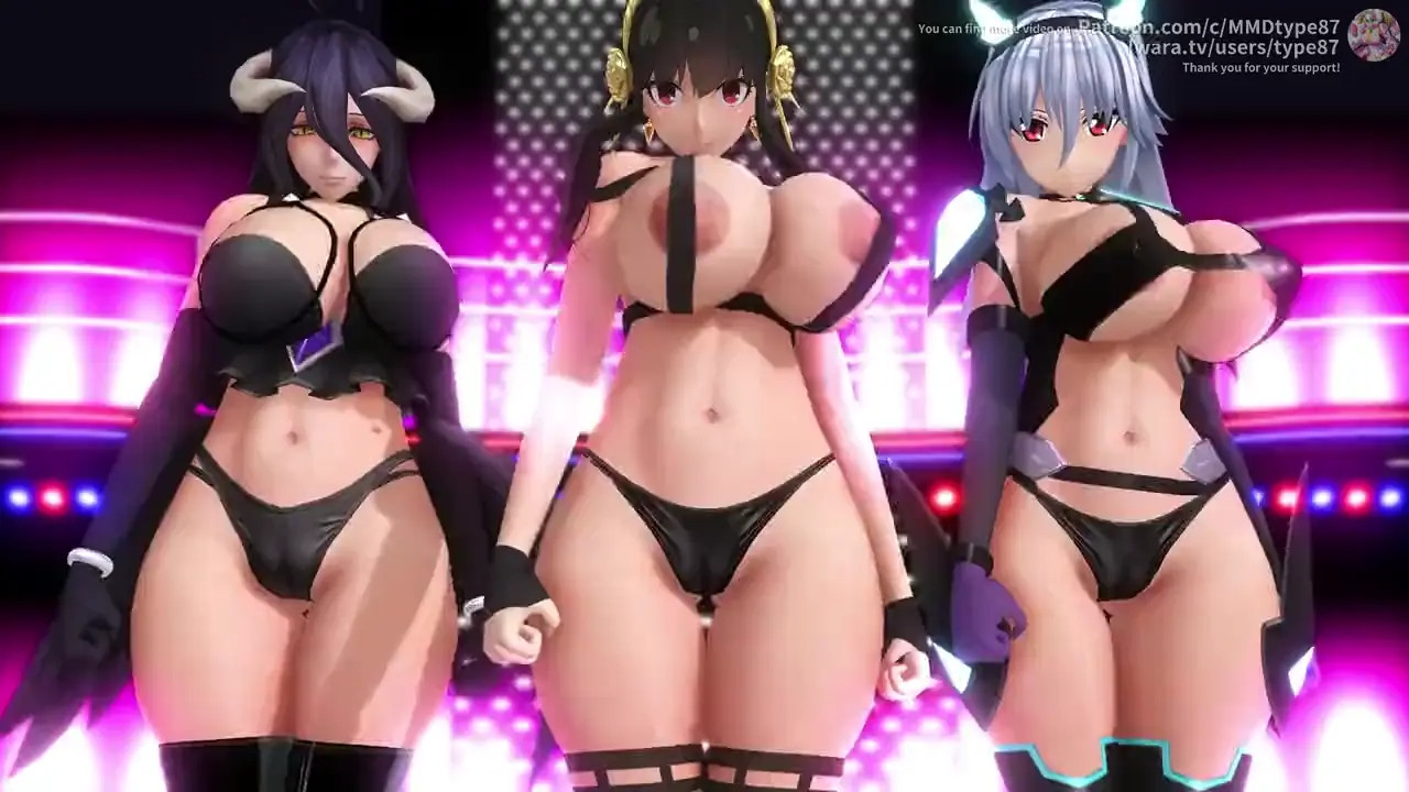 [MMD]Albedo,Yor,OriginalXIII Type.II - Provocation Burun Burun re