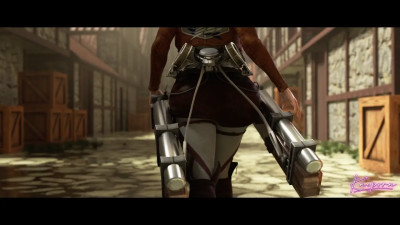 [4K] No Retreat (Futa) (Mikasa X Annie) (Attack on Titan) [Kaepora]