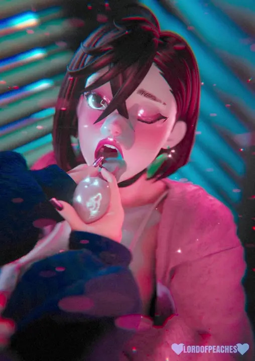 Cumming on momos face
