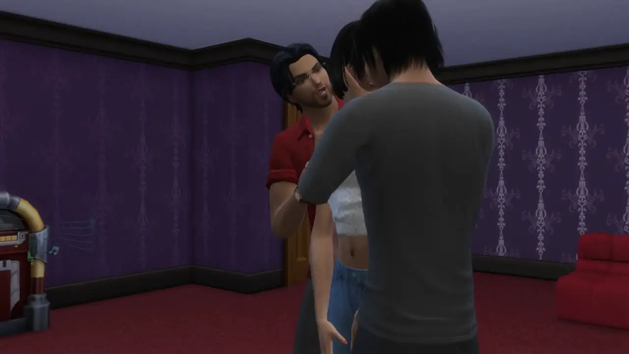 Daisey teasing some boys