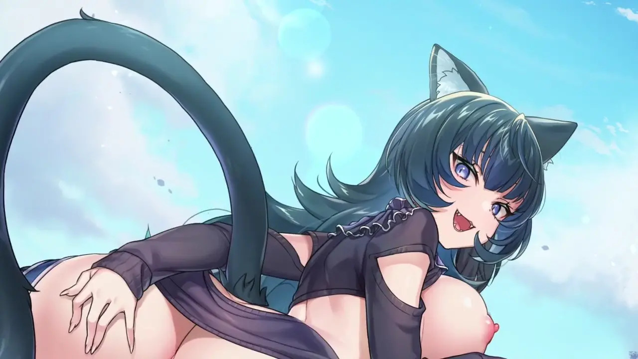 Mischivious catgirl bouncing on dick - Kaiju Princess 2