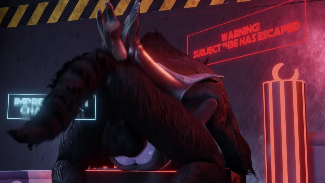 Tali'Zorah is easily impregnated by Werewolf [Rekin3D]