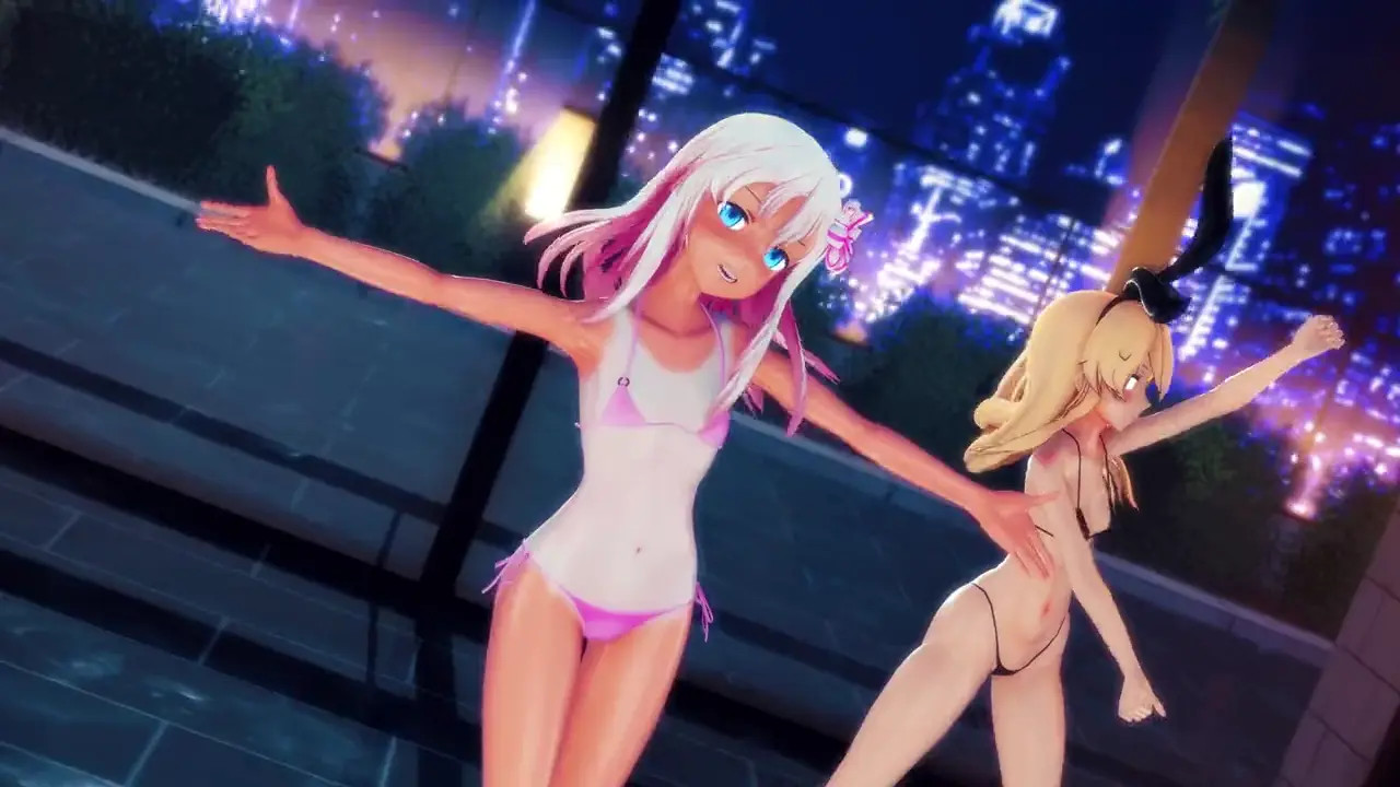 Shimakaze & Ro500 - Bubblin [MMD R18] Hamselvish