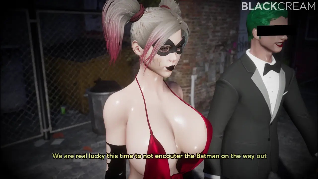 Batman, Batgirl, & Harley Quinn BlackCream DC