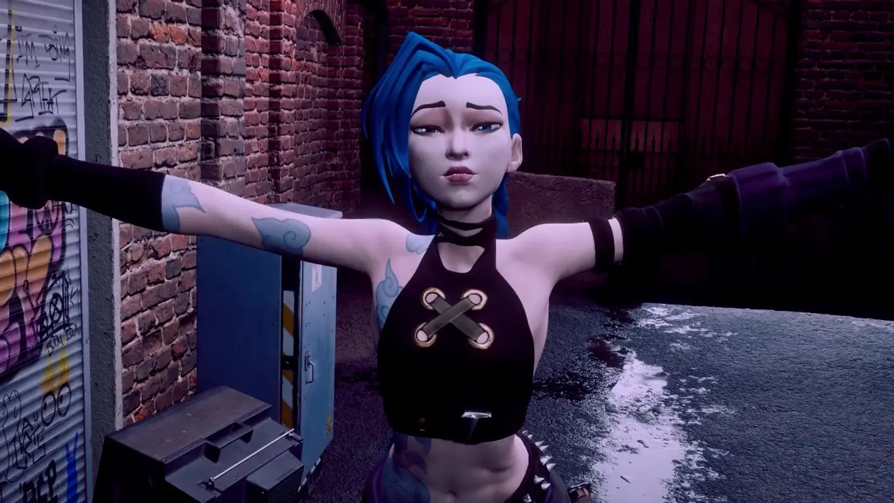 Jinx from league of legends possession