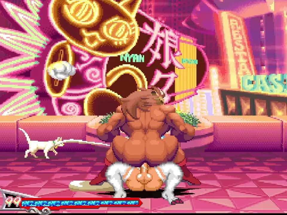 MUGEN: Felicia fucks Leo