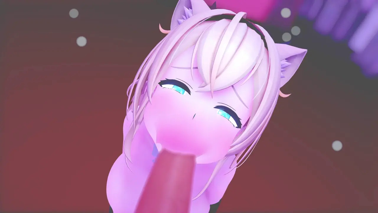 Service from a Samurai Cat-Ear Maid (Nipple) [ブラン]