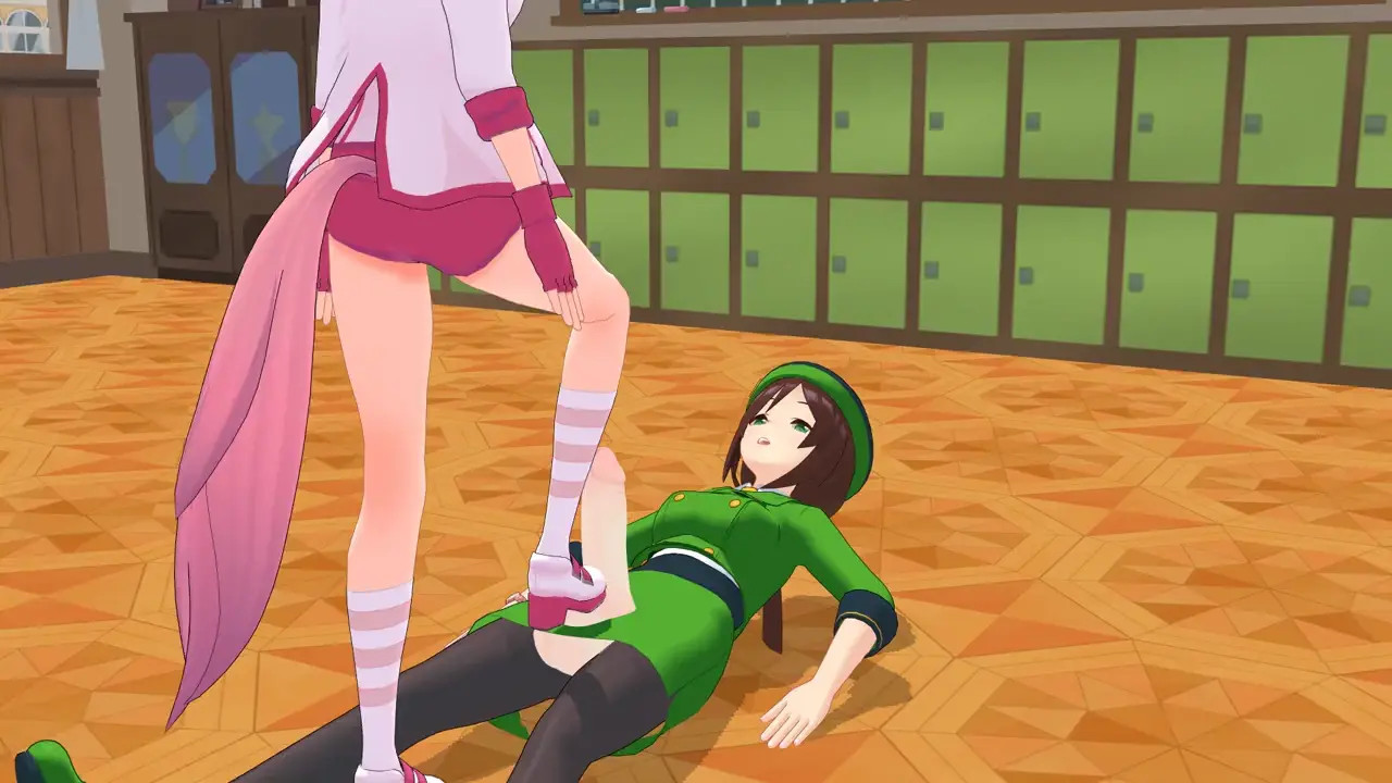 Haru Urara Footjob