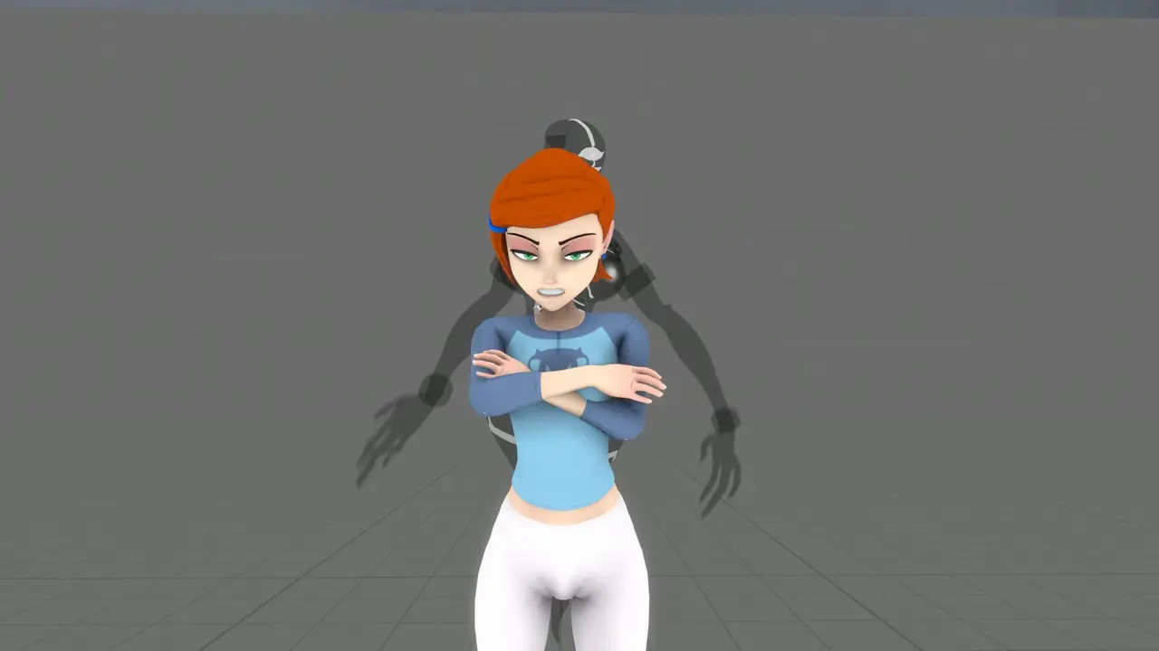 Female Ghostfreak Teases Gwen [SFM]