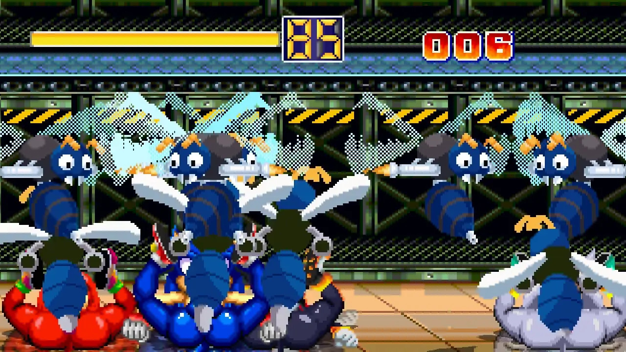 MUGEN Request#292: Buzz Bombers Robots Fucks Team Sonic